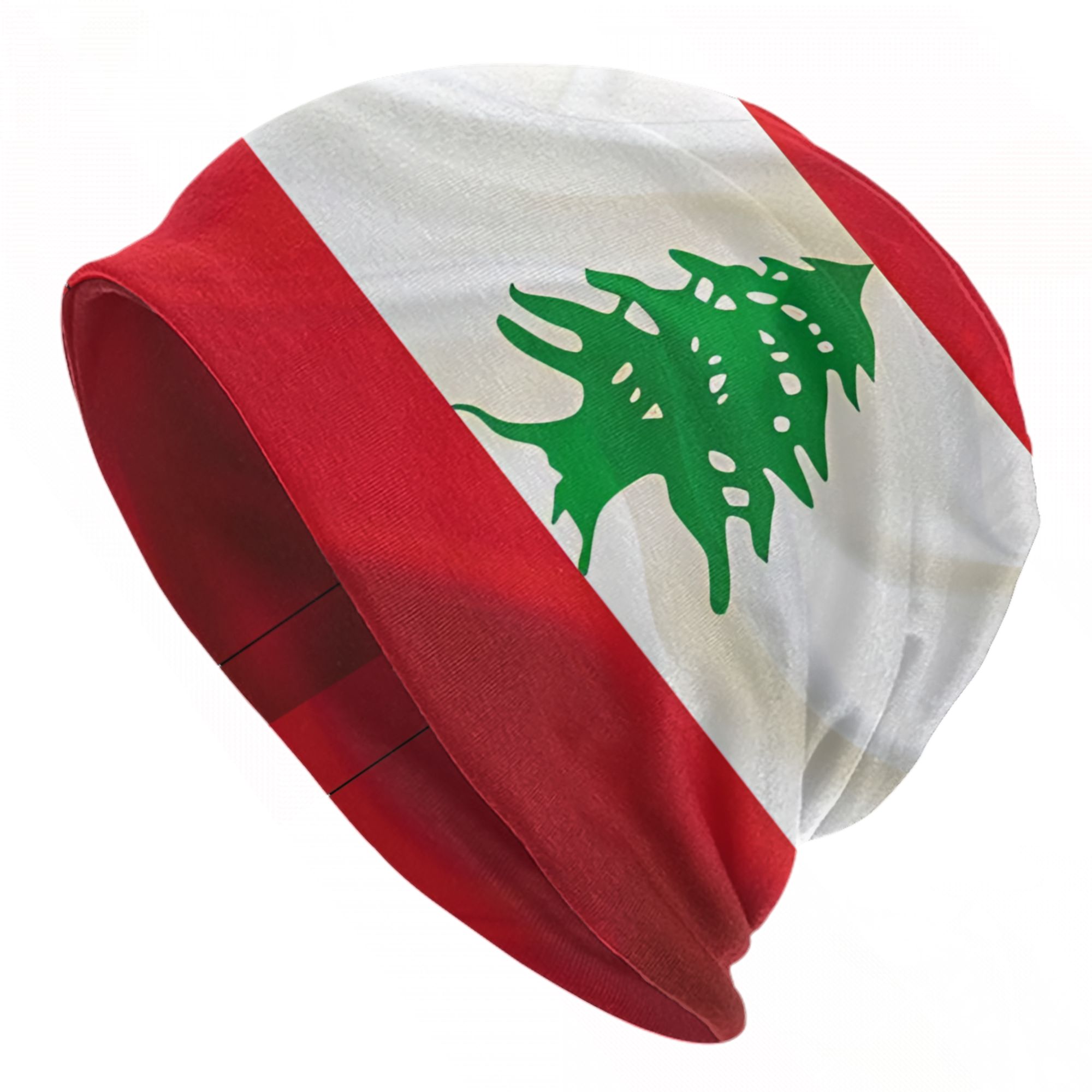 Women Accessories Lebanon - قبعات بيني بتصميم علم لبنان، قبعات
