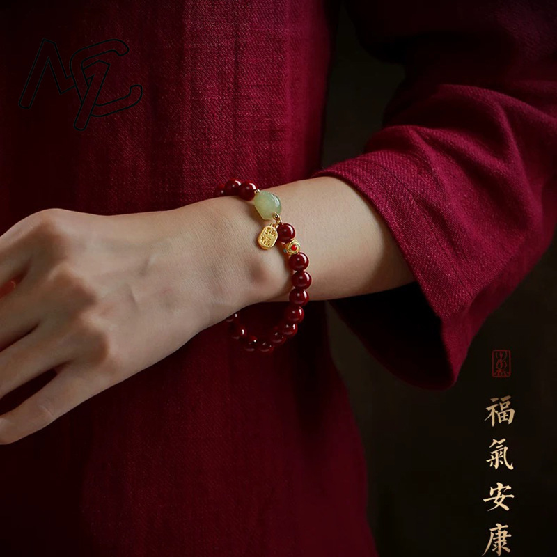 سوار خرز من الزنجفر الأحمر الط - مراجعة Women Accessories Bracelet وسعره
