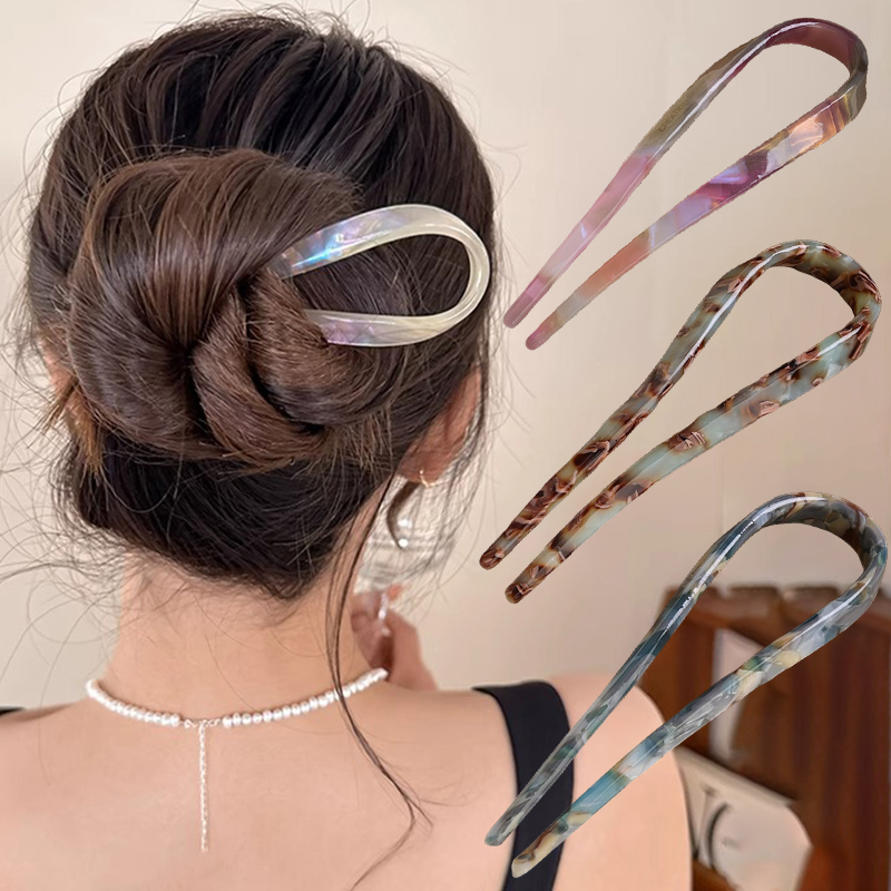 دبابيس شعر على شكل حرف U، مشاب - مراجعة Women Accessories Trending وسعره