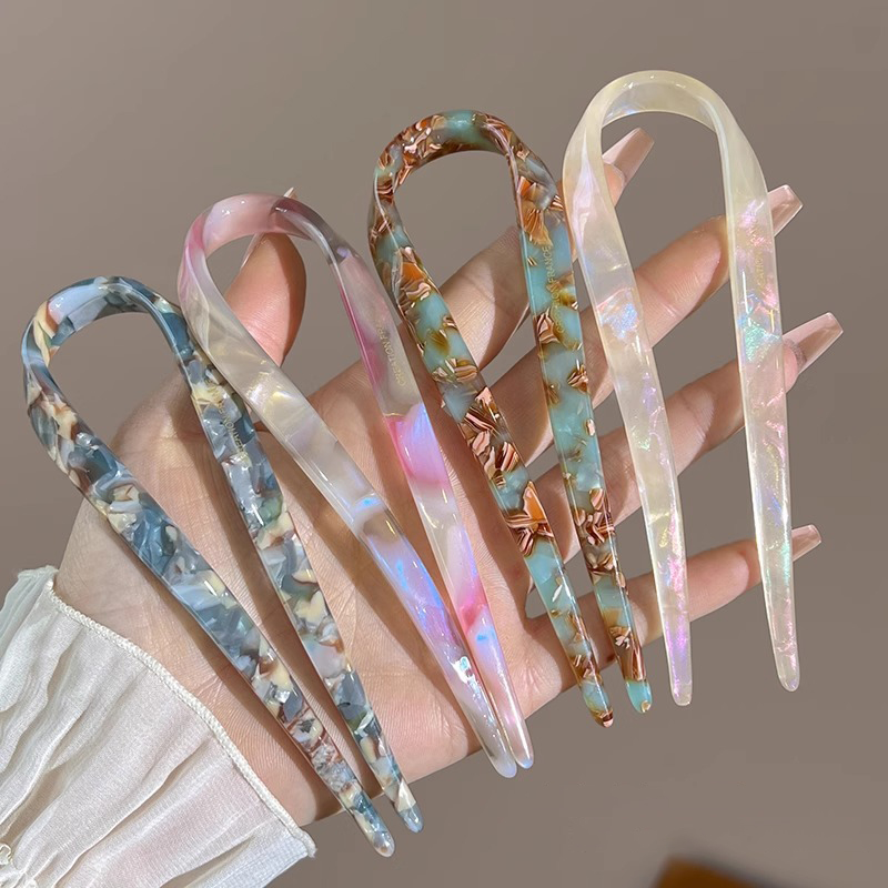 دبابيس شعر على شكل حرف U، مشاب - مراجعة Women Accessories Trending وسعره