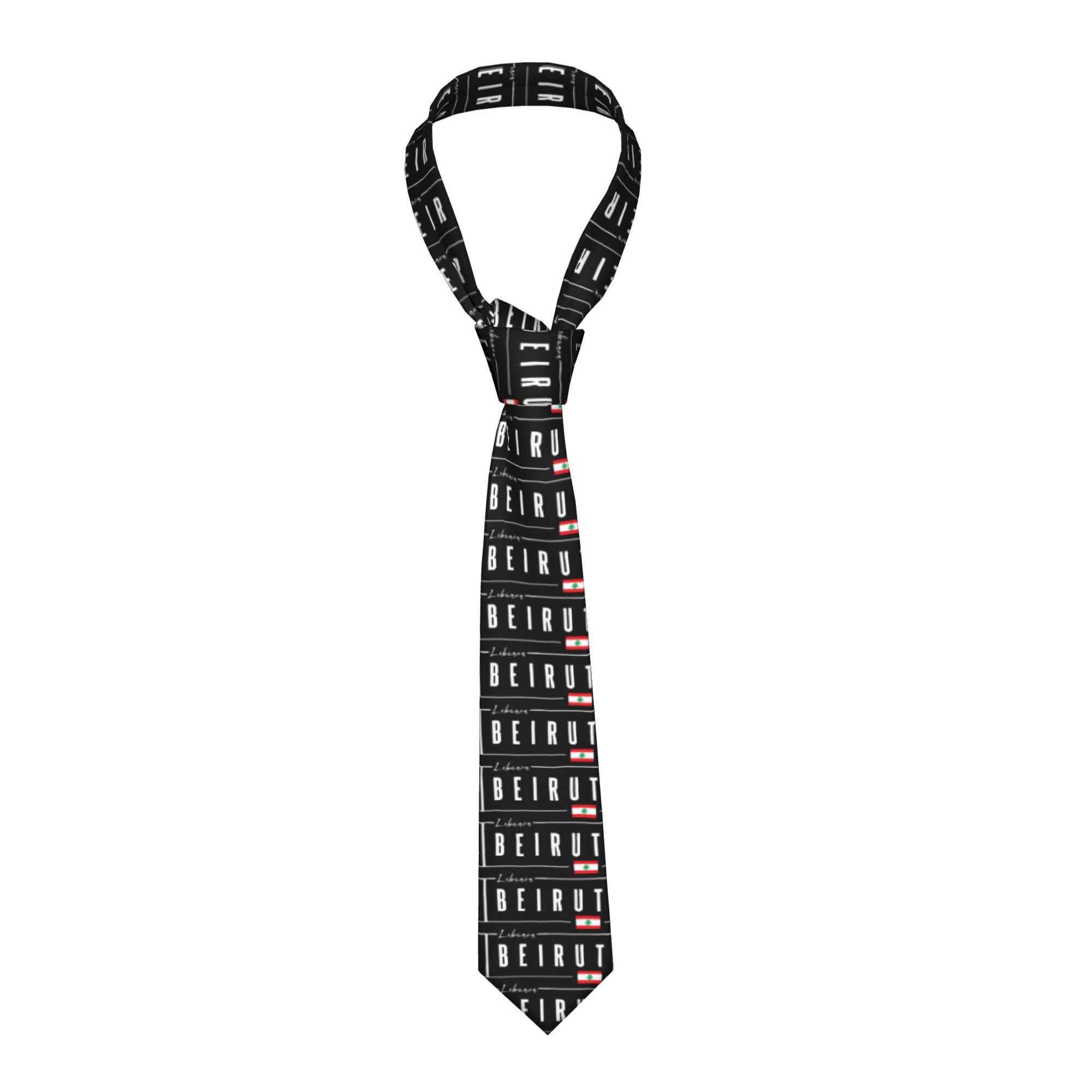 ربطة عنق بعلم بيروت وليبيا، رب - مراجعة Women Accessories Lebanon وسعره