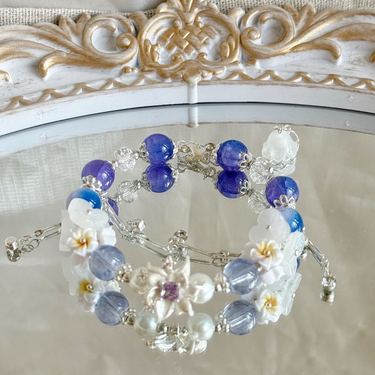 أساور نسائية مرصعة بالخرز مستو - مراجعة Women Accessories Bracelet وسعره