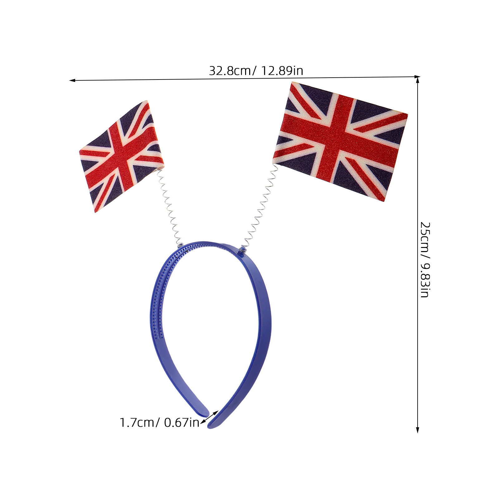 عصابة رأس بتصميم علم الاتحاد ا - مراجعة Women'S Accessories Uk وسعره