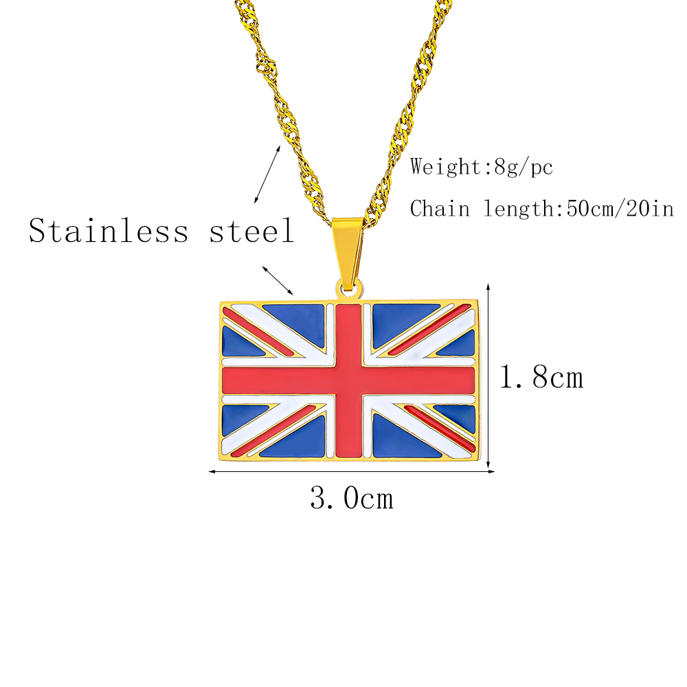 قلادة بتصميم علم المملكة المتح - مراجعة Women'S Accessories Uk وسعره