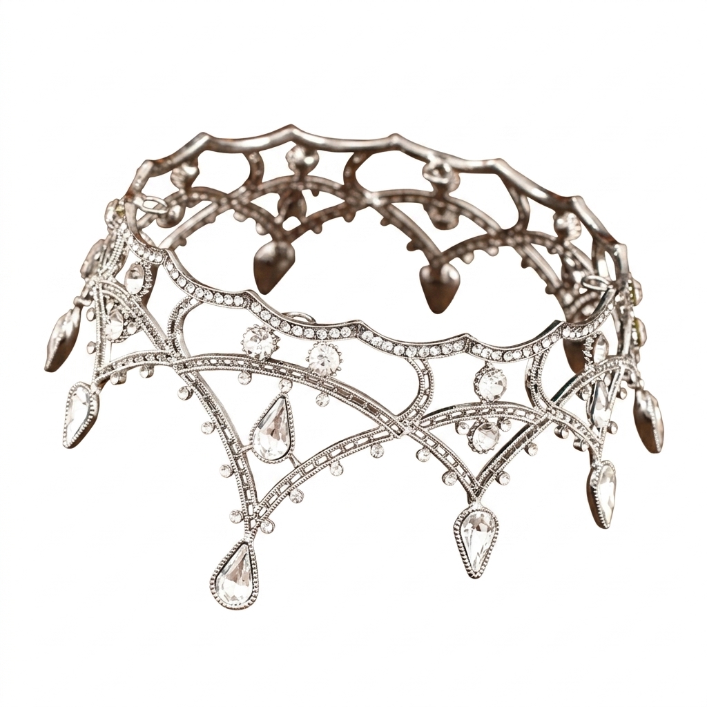 1 قطعة تاج كريستالي باروكي أني - مراجعة Women'S Wedding Accessories وسعره