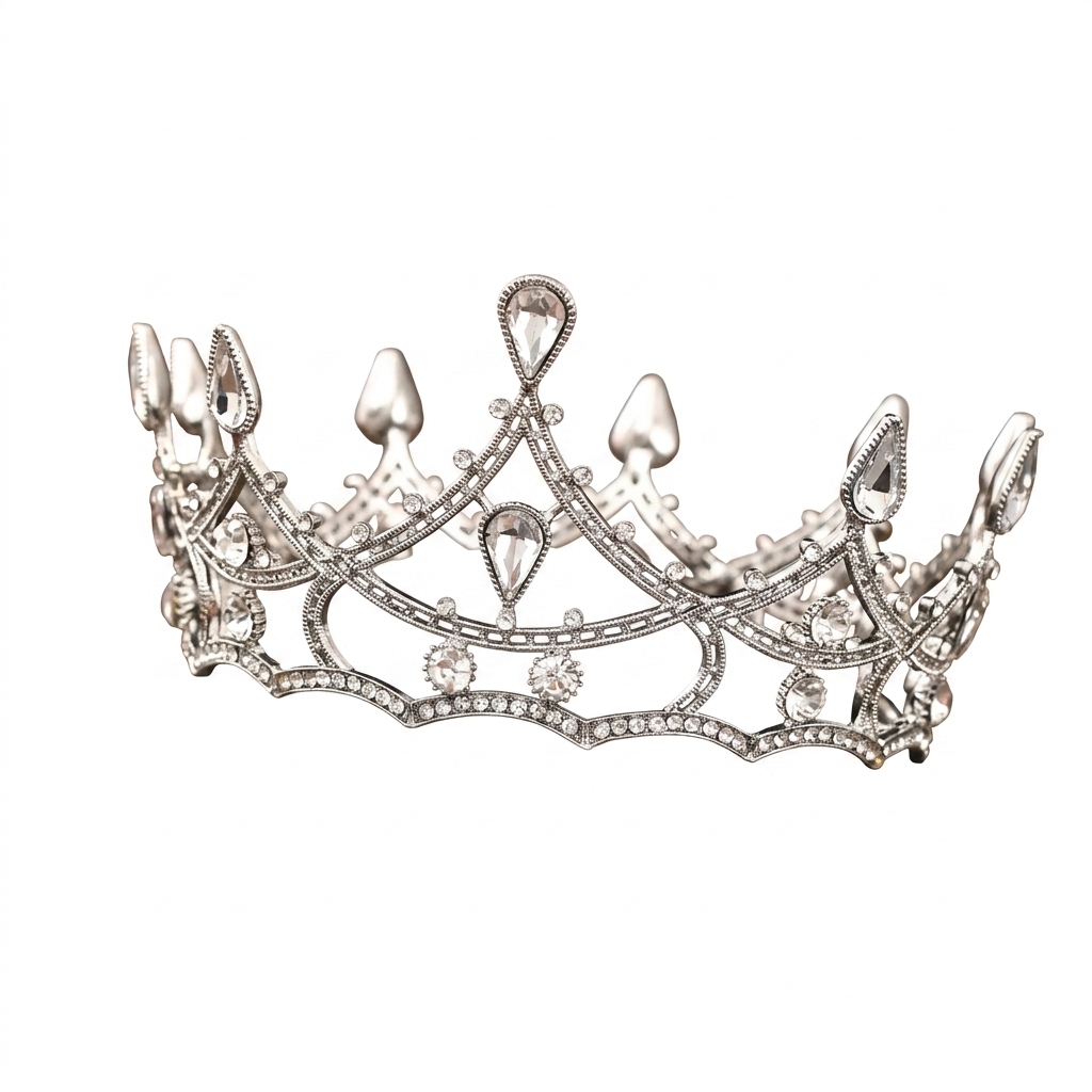 1 قطعة تاج كريستالي باروكي أني - مراجعة Women'S Wedding Accessories وسعره