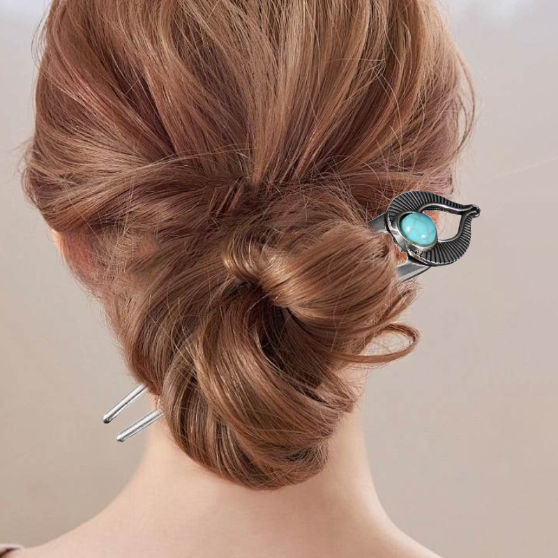 مصر الفيروز U شكل الشعر شوكة د - مراجعة Women Accessories Trending وسعره